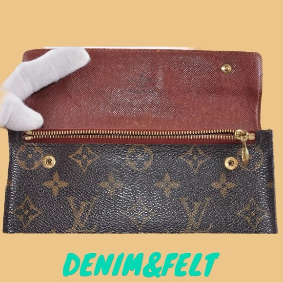 🤎Louis Vuitton LV Joséphine Monogram Leather Long Zip Around Wallet | PRELOVED! - Picture 7 of 11